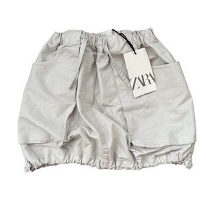 ZARA Girls Grey Bubble Skirt - Size 8